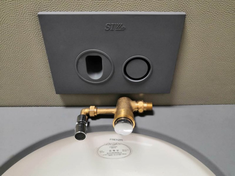 防撞水龍頭+硅膠按鍵出水面板 防撞衛浴潔具