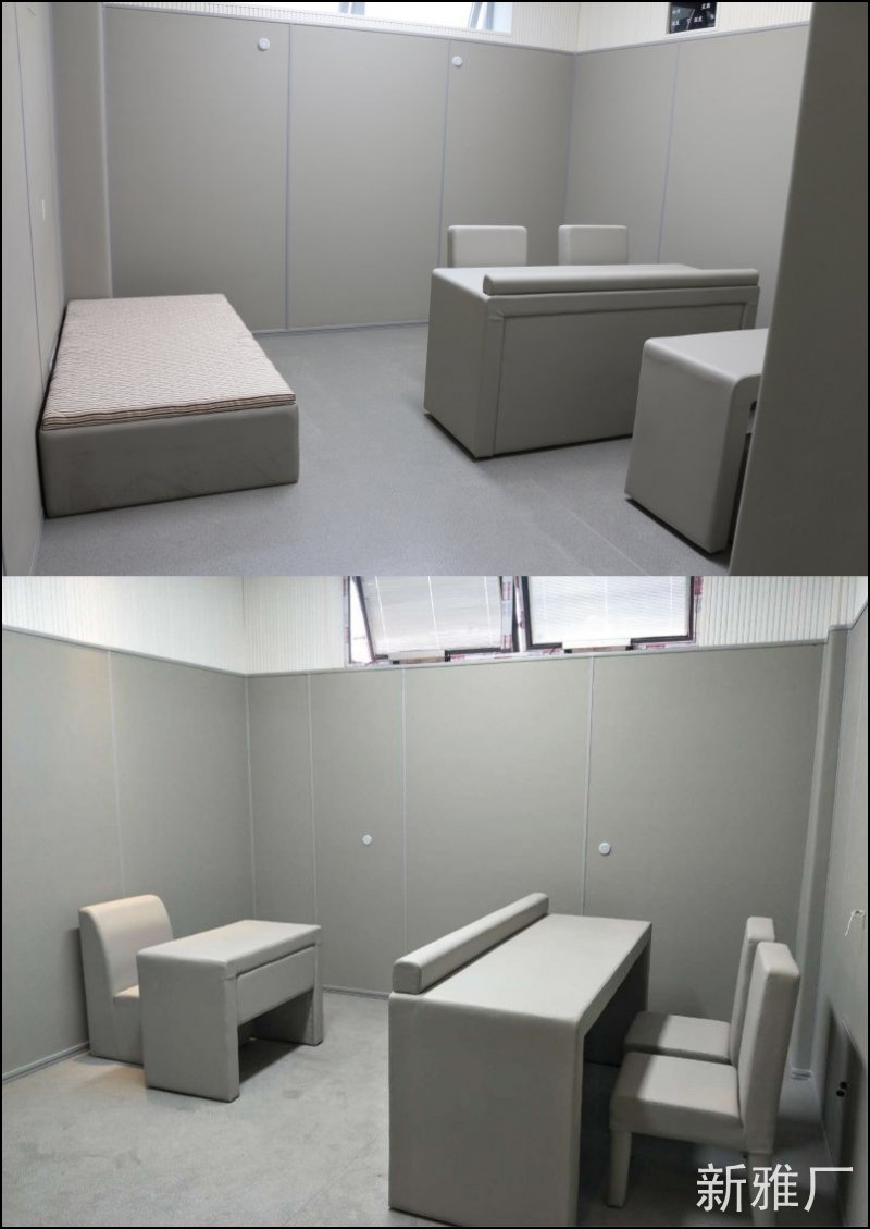 留置室防撞軟包新材料效果圖 留置室防撞軟包